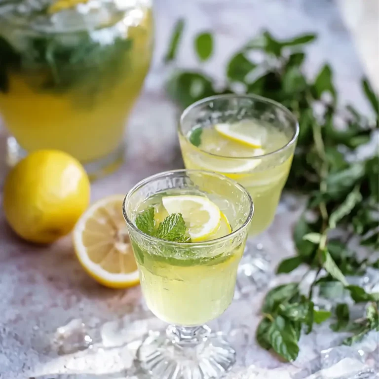 Citronnade à la menthe