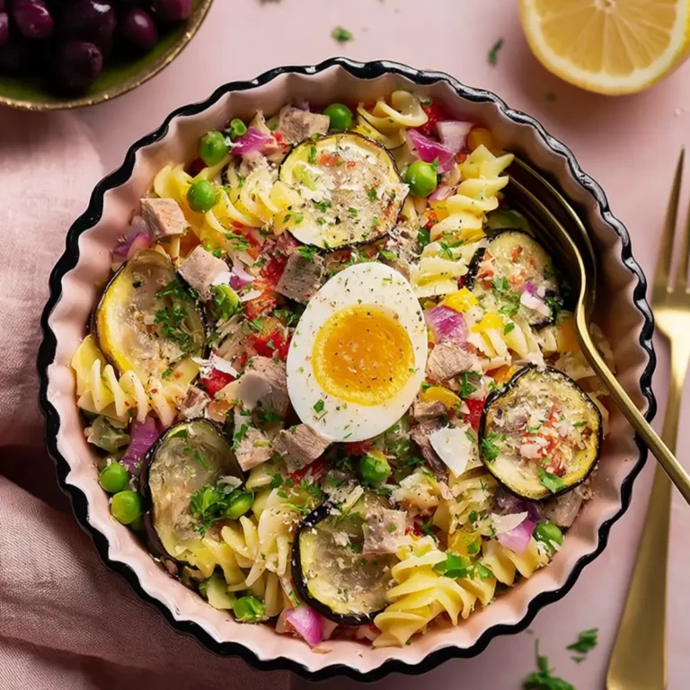 Salade de pâtes froides au thon