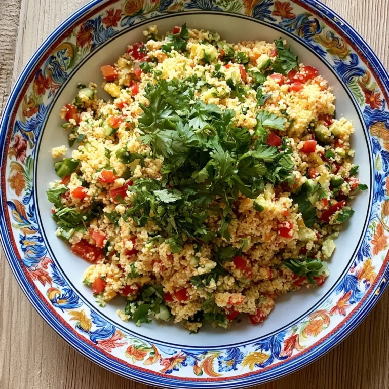 Taboulé oriental sans cuisson