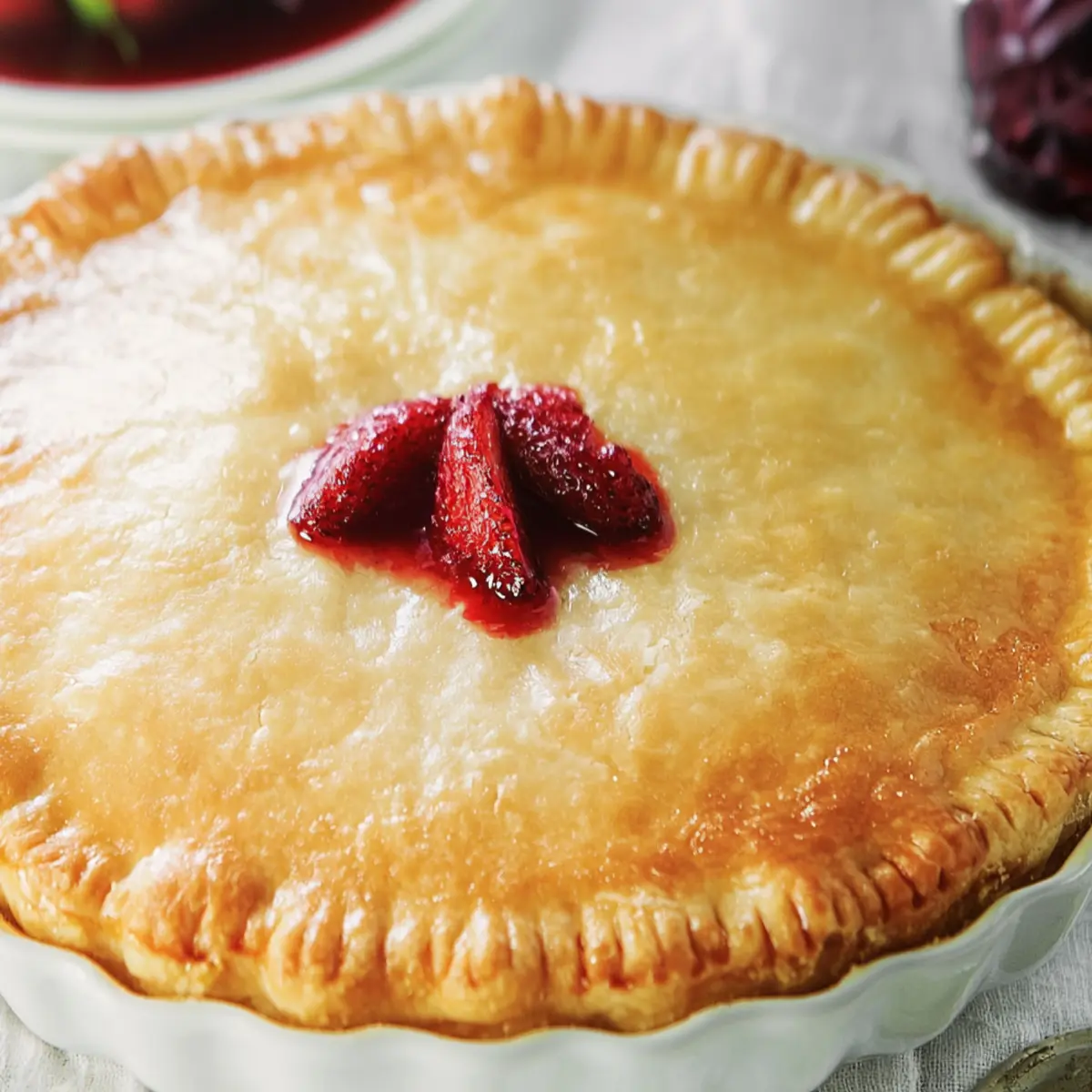 Tarte aux fraises classique