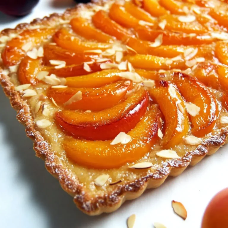 Tarte fine abricot