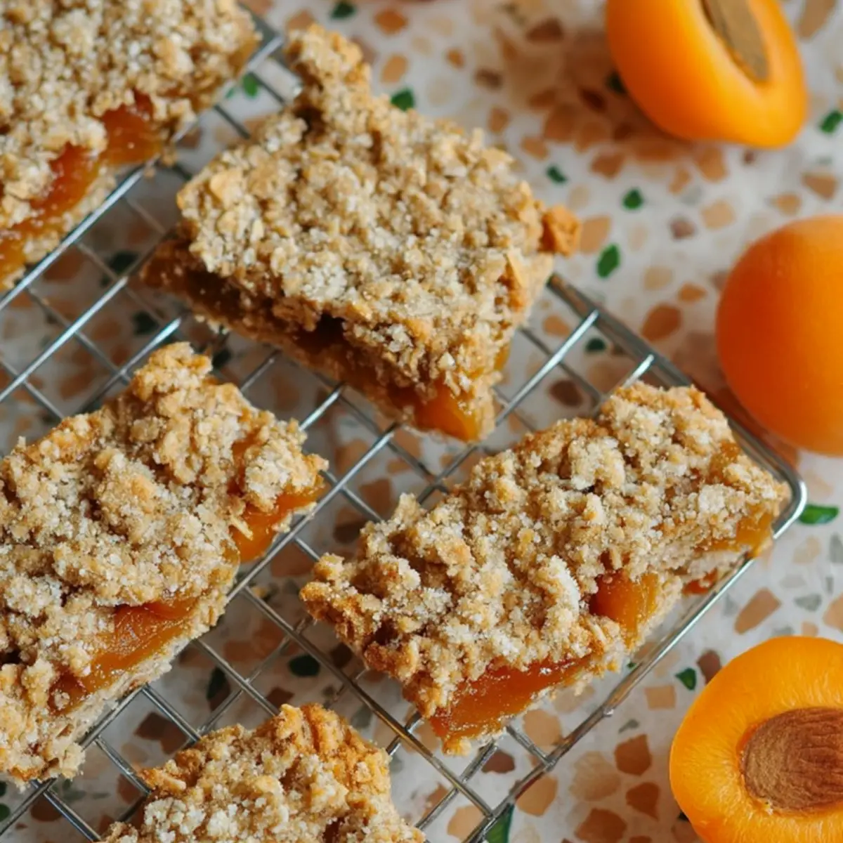 Barres d’avoine aux abricots