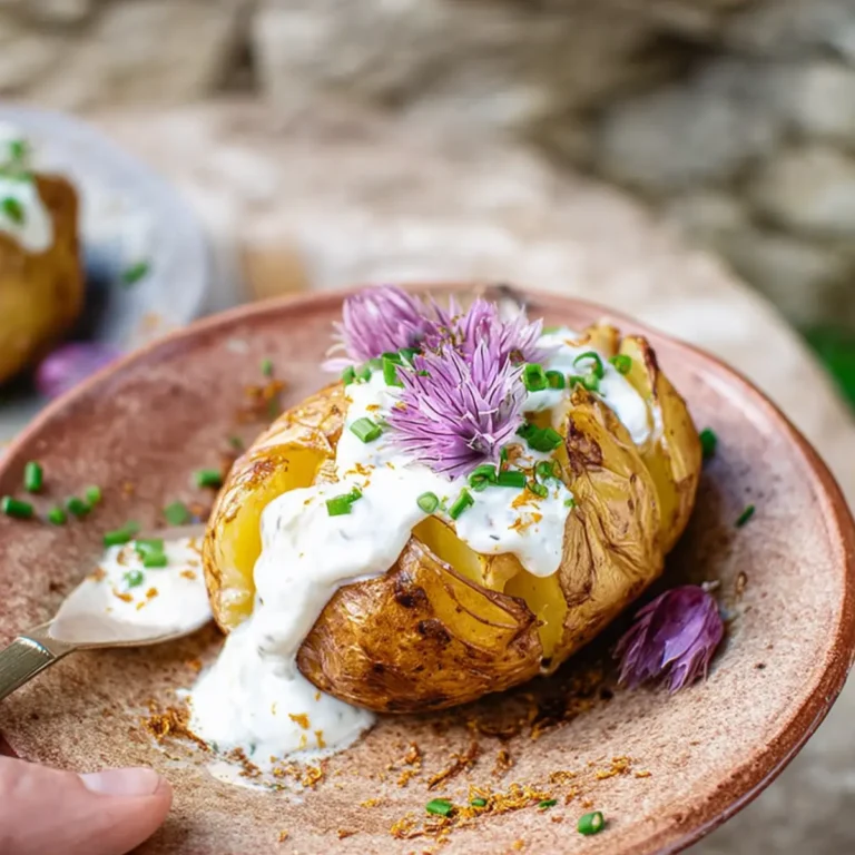 Pomme de terre au four à la crème