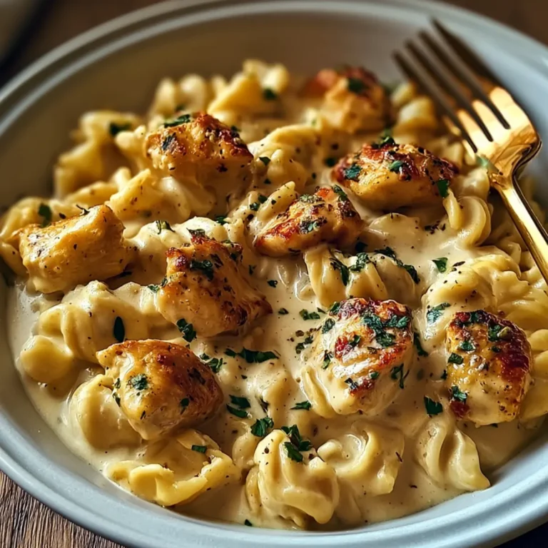 Pâtes Crémeuses au Poulet