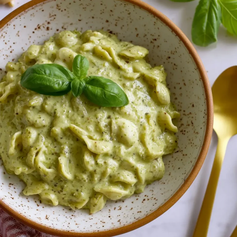 Sauce à la crème au pesto