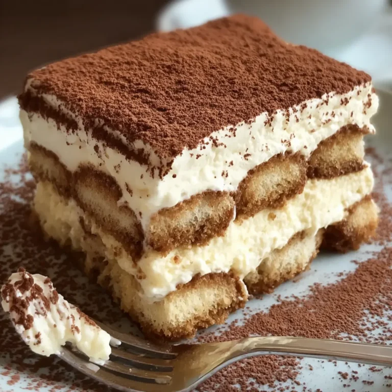 Tiramisu sans œufs
