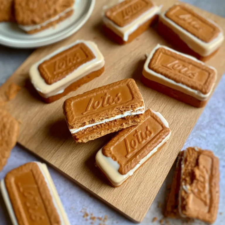 Barres glacées au spéculoos