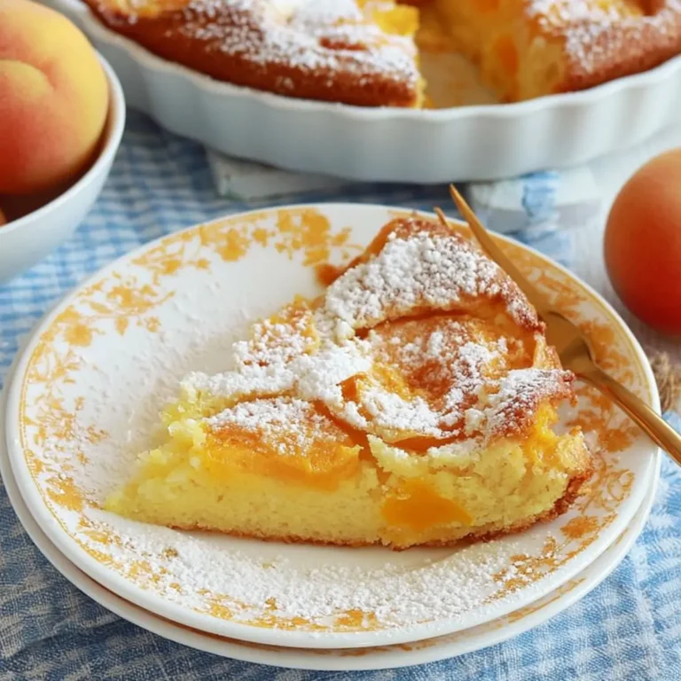 Clafoutis abricot et poudre d'amande