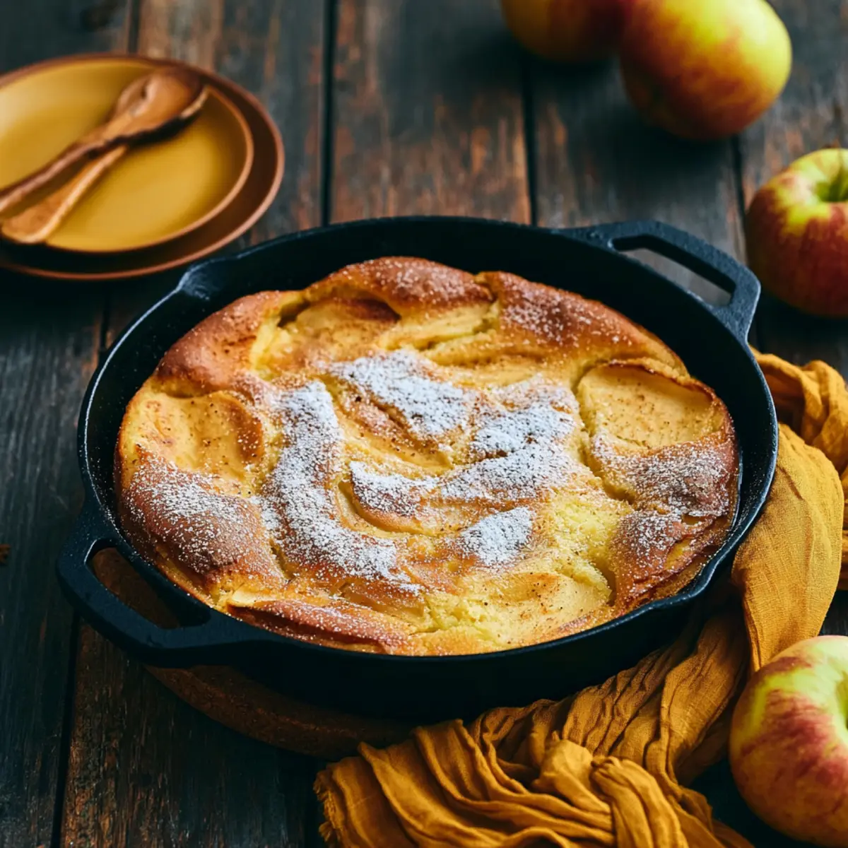 Clafoutis aux pommes