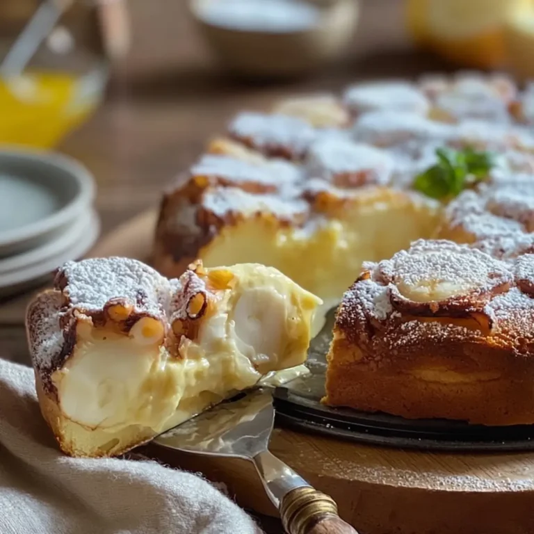 Gâteau Crémeux à la Vanille