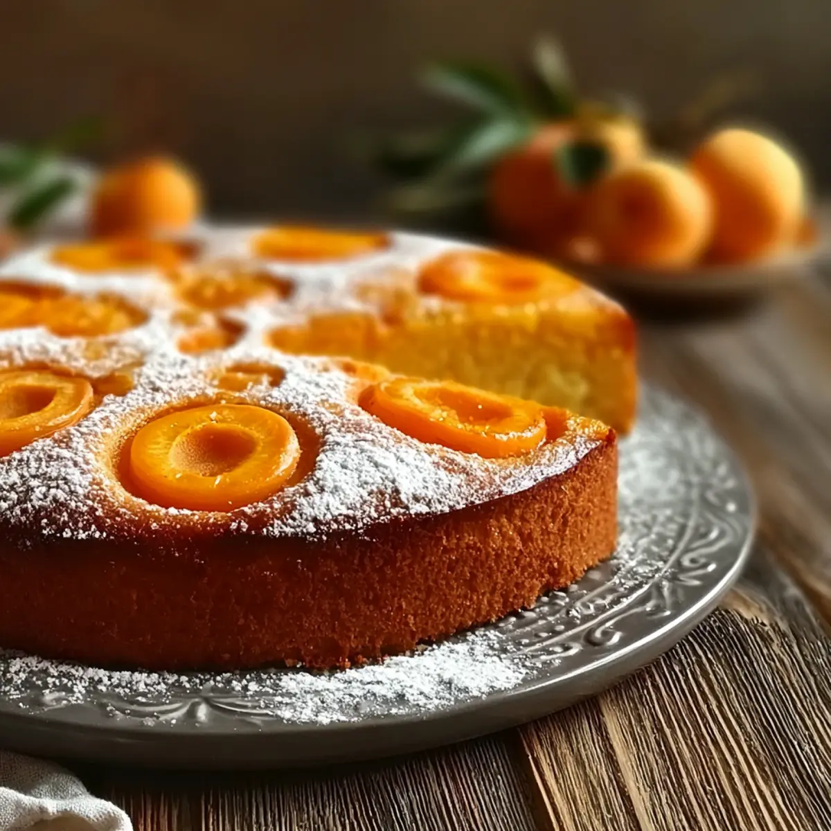 Gâteau Rustique à l'Abricot
