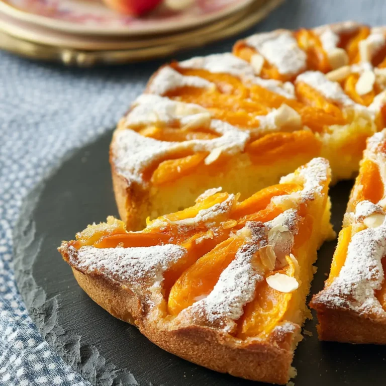 Gâteau aux abricots