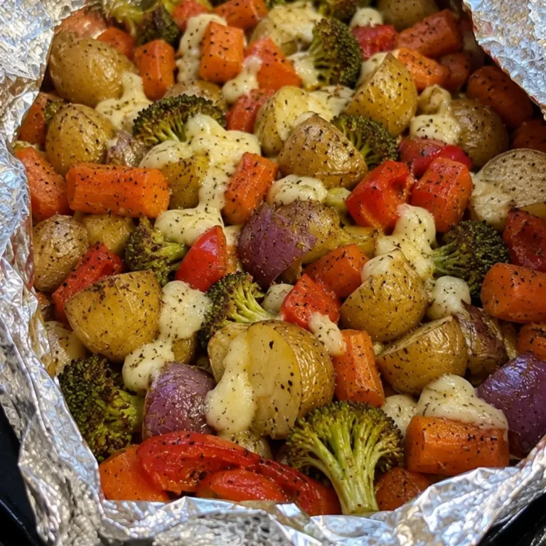 Papillote de légumes et fromage en grain
