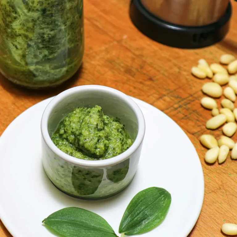 Pesto d’ail des ours à la créole