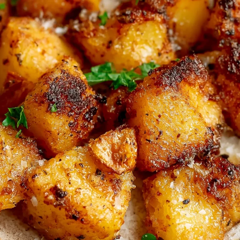 Pommes de terre à l'ail et au Parmesan