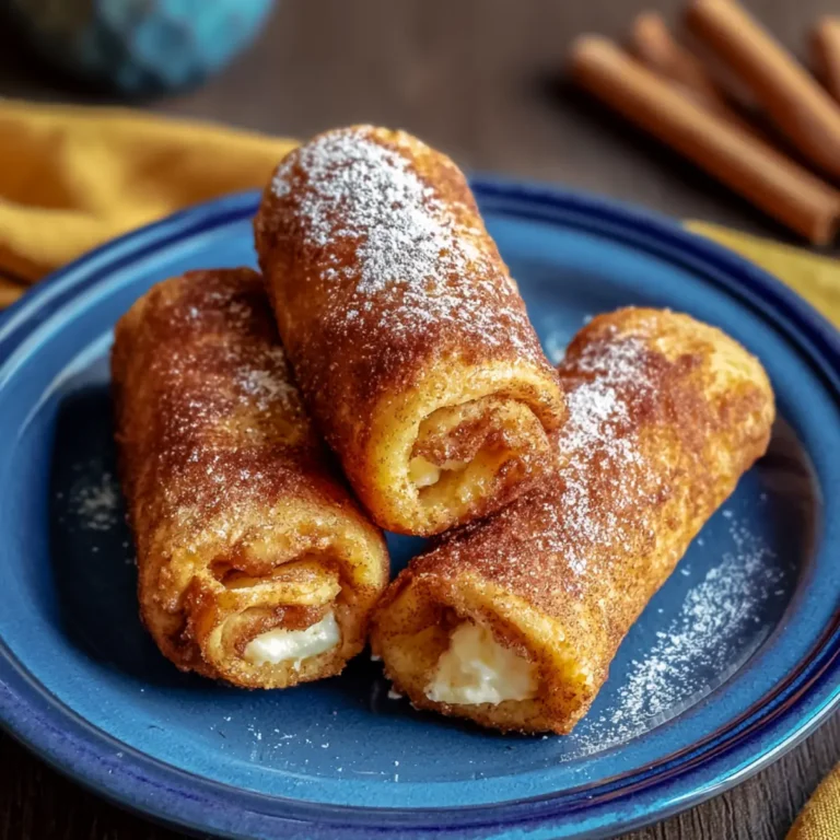 Roulés de pain perdu au sucre et à la cannelle