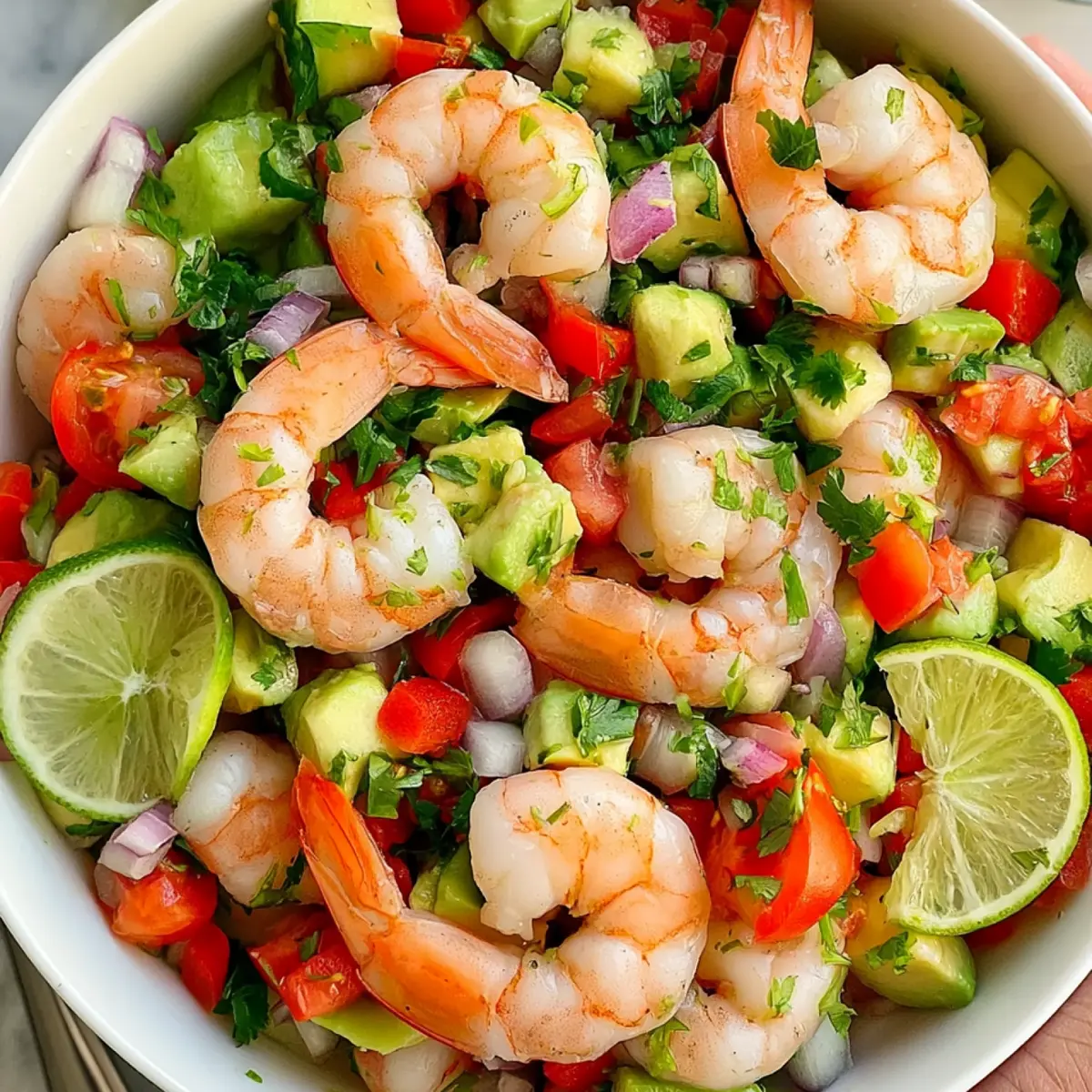 Salade Fraîcheur Crevette Avocat