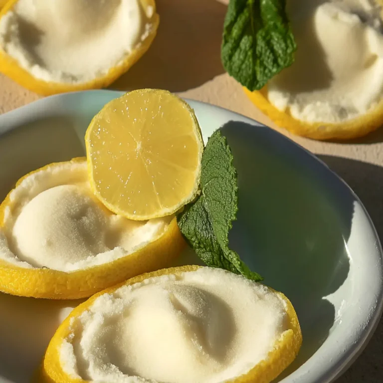 Sorbet au citron