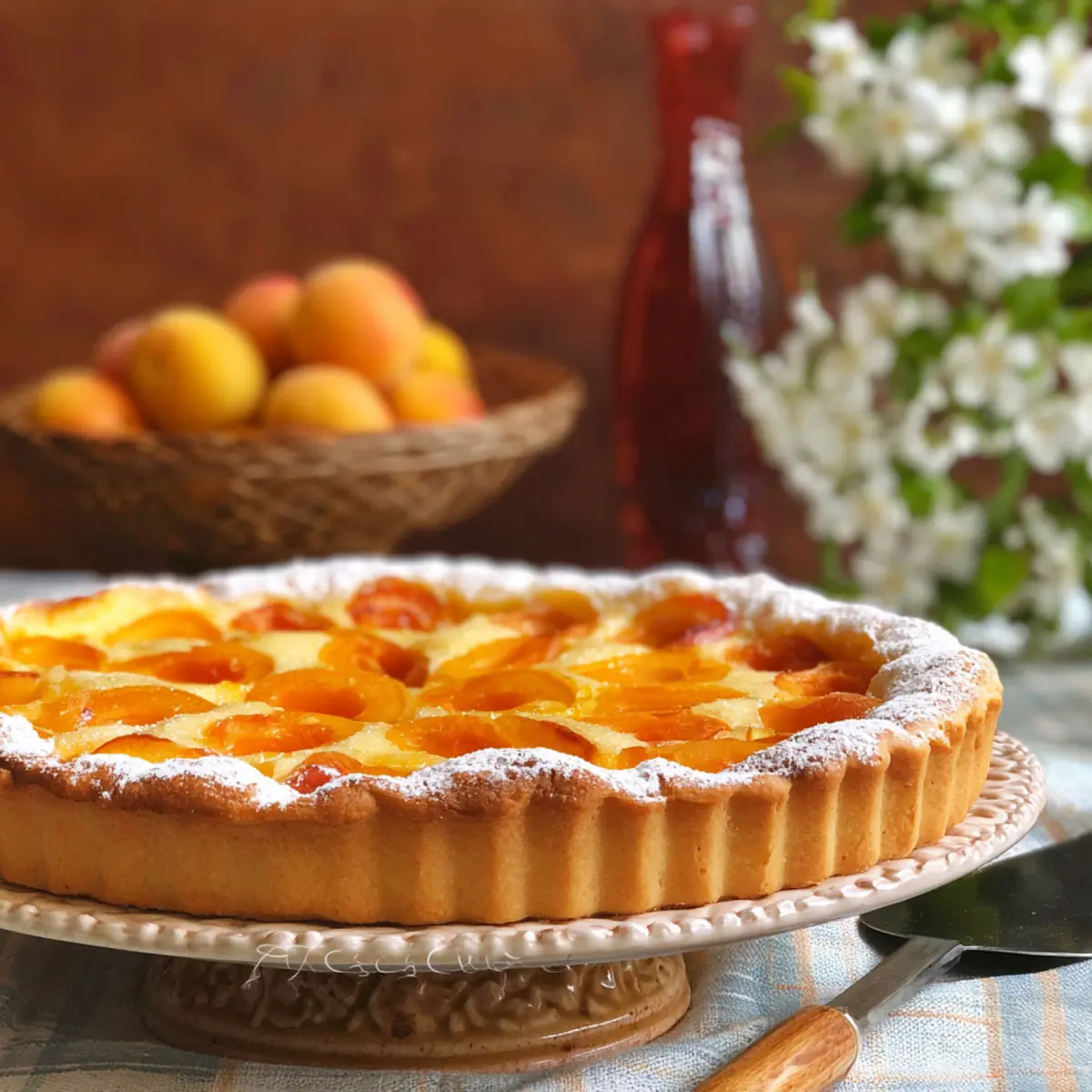 Tarte aux abricots