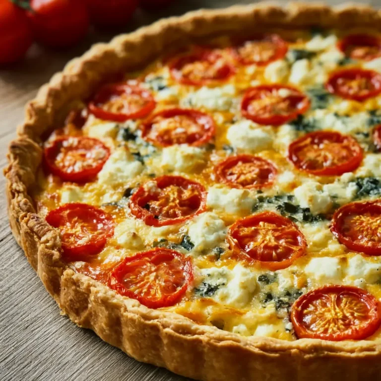 Tarte à la tomate et à la feta