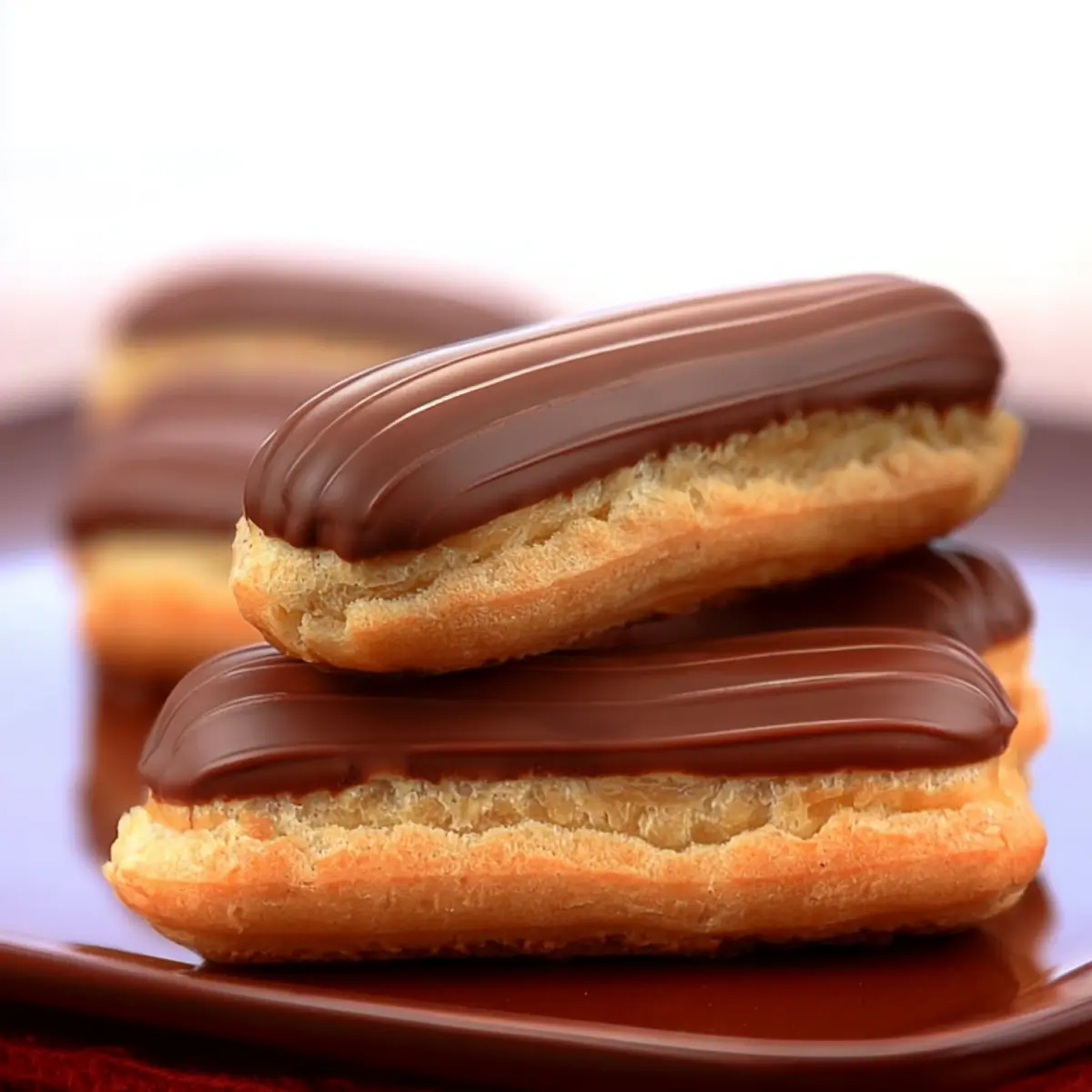 Éclair au chocolat