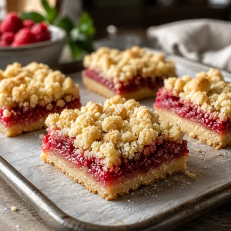 Barres à la fraise et à la rhubarbe