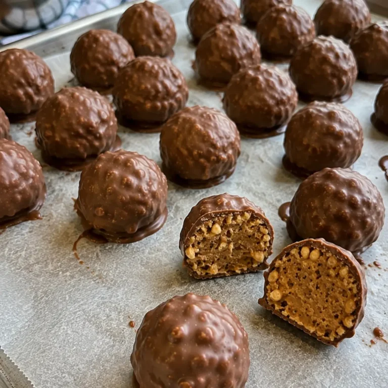 Boules au beurre darachides et Rice Krispies