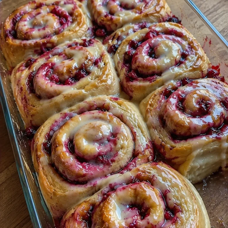 Brioches aux framboises