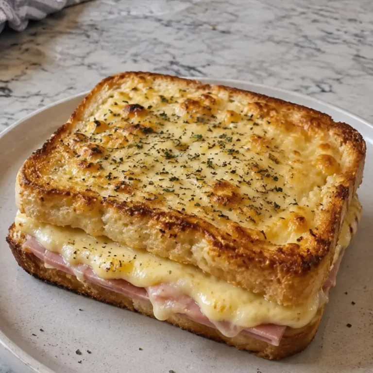 Croque-monsieur express au four