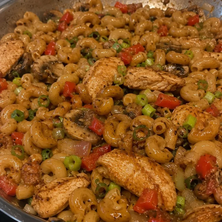 Macaroni chinois au poulet
