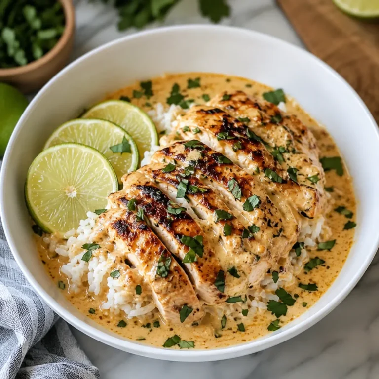 Poulet à la noix de coco et citron vert