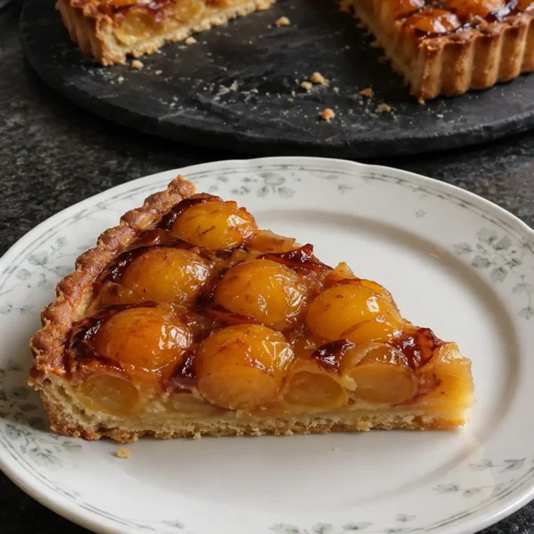 Tarte aux mirabelles congelées