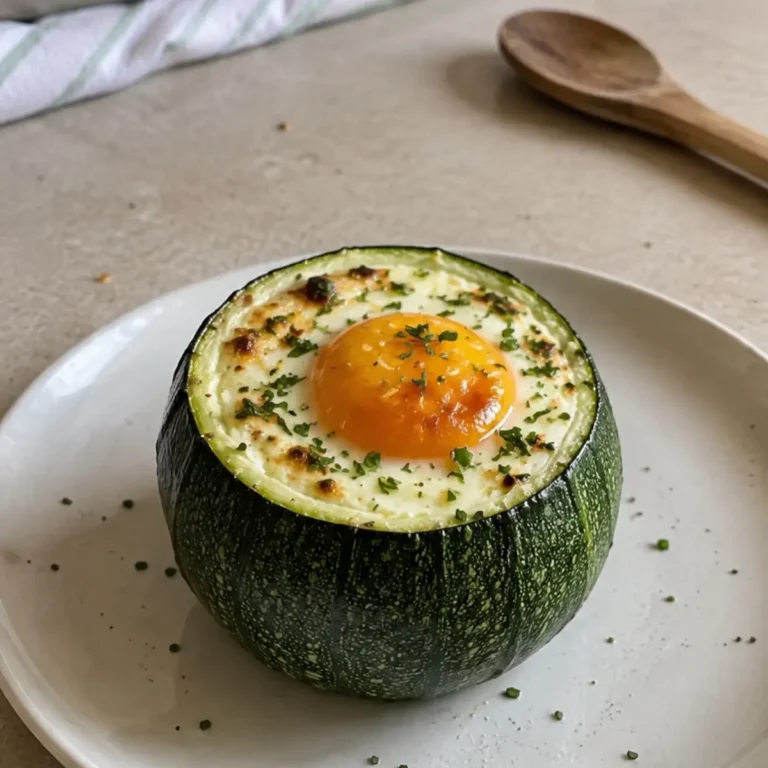 Œufs cocotte en courgette